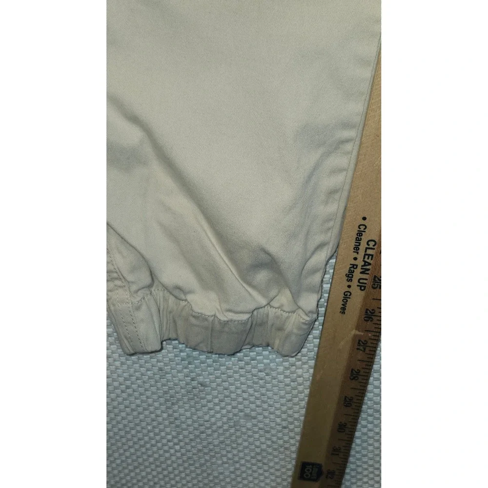 Bearbottom Mens XL Khaki Tan Stretch Cotton Twill Jogger Pants 27 Inseam
